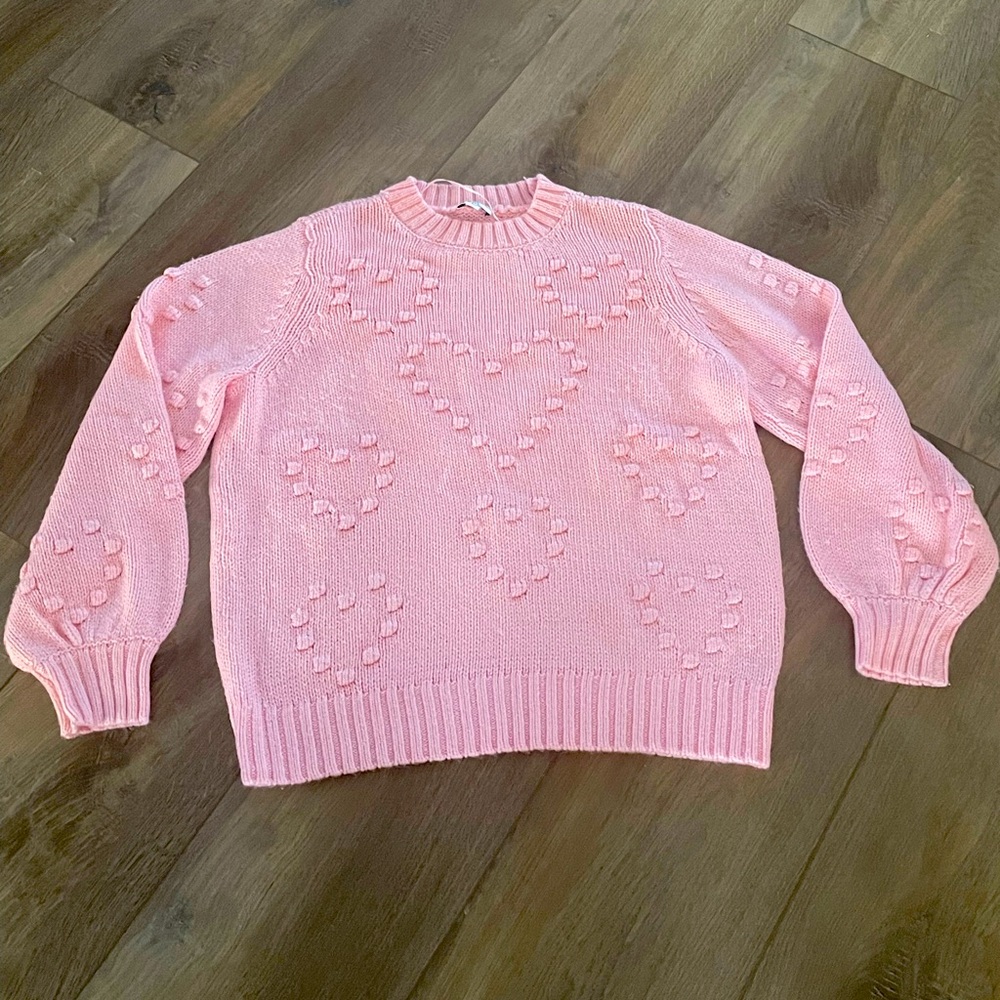 Crown & Ivy pink sweater